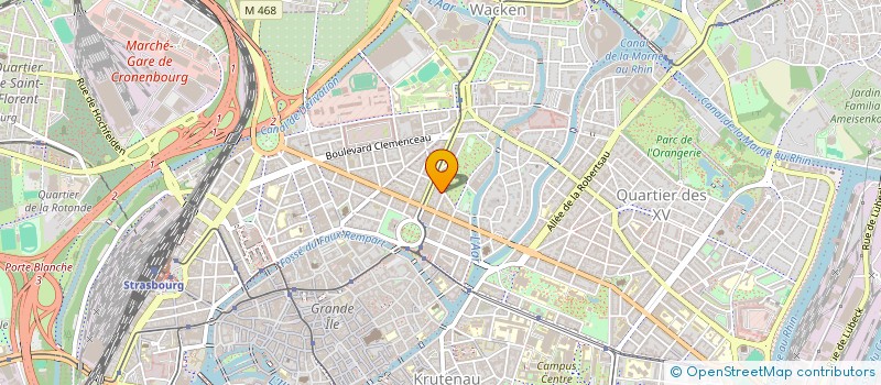 localisation de l'entreprise TAMAR JYM  STRASBOURG