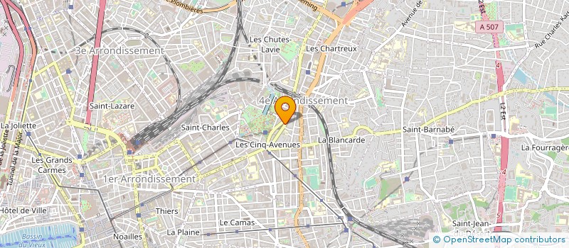 localisation de l'entreprise TAMARA à MARSEILLE