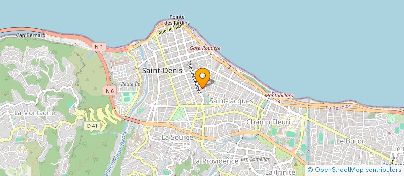 localisation de l'entreprise TAMARA à SAINT-DENIS