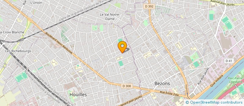 localisation de l'entreprise TAMARA POUR L'INDUSTRIE ET LE COMMERCE à HOUILLES