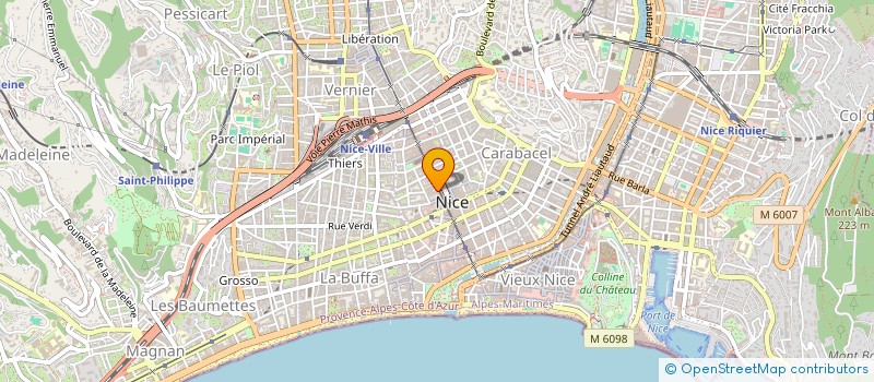 localisation de l'entreprise TAMARAC à NICE