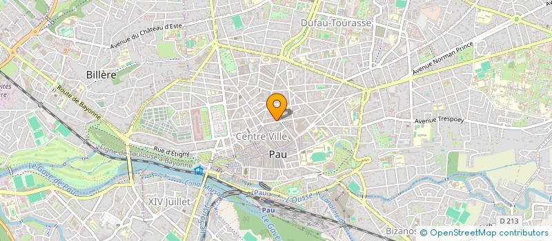 localisation de l'entreprise TAMARAN à PAU