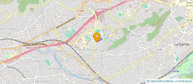 localisation de l'entreprise TAMARII TUHAAPAE à TOULON