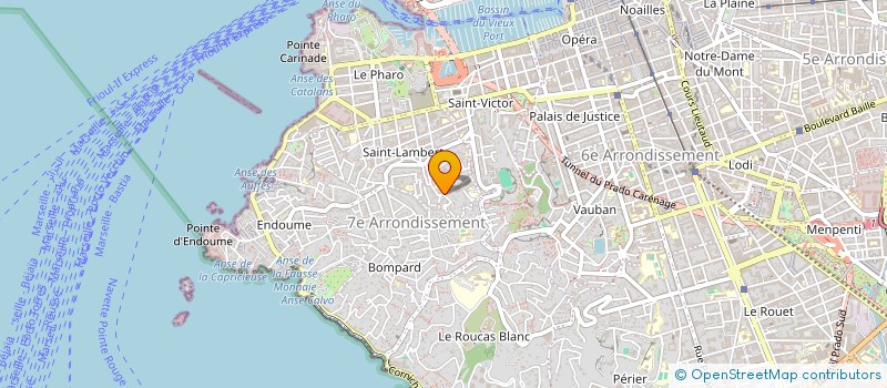 localisation de l'entreprise TAMARIN à MARSEILLE