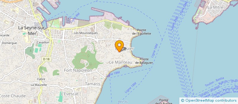 localisation de l'entreprise TAMARIN à LA SEYNE-SUR-MER