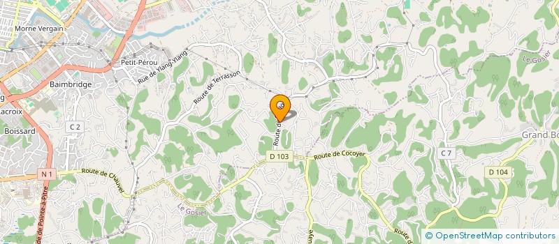 localisation de l'entreprise TAMARIN  LES ABYMES