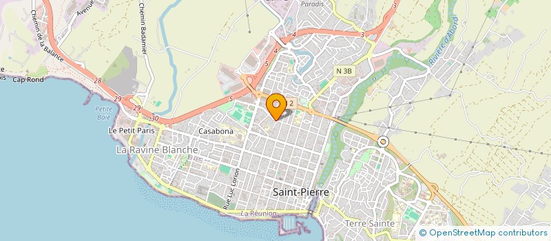 localisation de l'entreprise TAMARIN RECRUTEMENT à SAINT-PIERRE