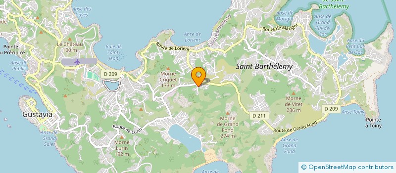 localisation de l'entreprise TAMARIND IMMO  SAINT-BARTHELEMY