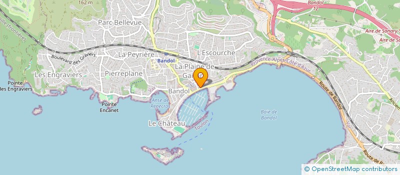 localisation de l'entreprise TAMARINDO à BANDOL