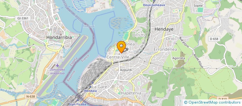 localisation de l'entreprise TAMARIS  HENDAYE