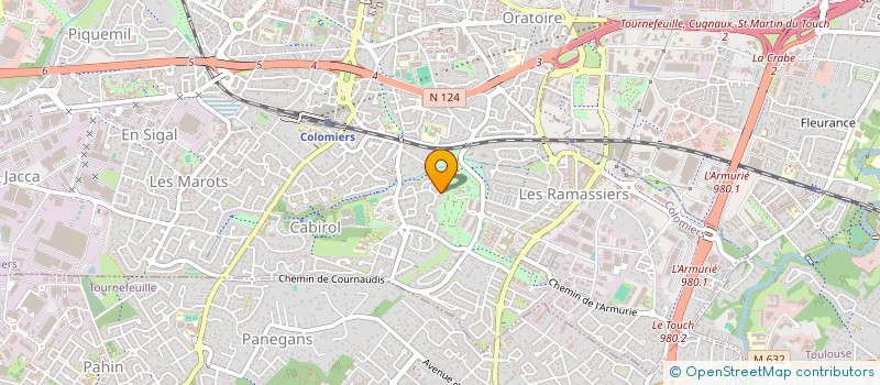 localisation de l'entreprise TAMARIS à COLOMIERS