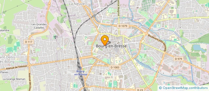localisation de l'entreprise TAMARIS à BOURG-EN-BRESSE
