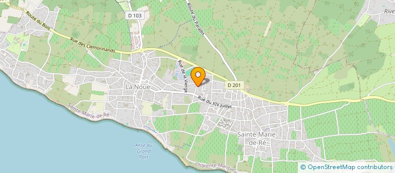 localisation de l'entreprise TAMARIS  SAINTE-MARIE-DE-RE