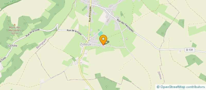 localisation de l'entreprise TAMARIS  ZOTEUX