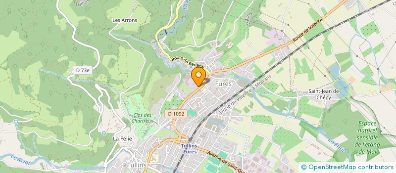 localisation de l'entreprise TAMARIS  TULLINS