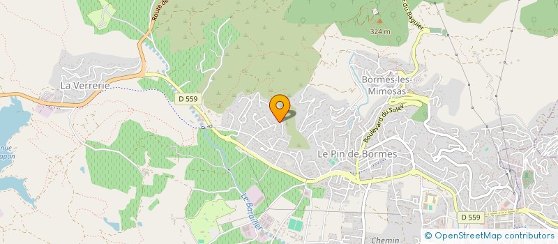 localisation de l'entreprise TAMARIS à BORMES-LES-MIMOSAS