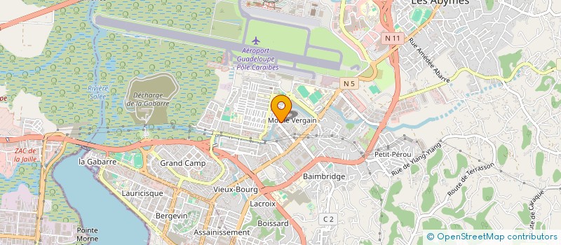 localisation de l'entreprise TAMARIS  LES ABYMES