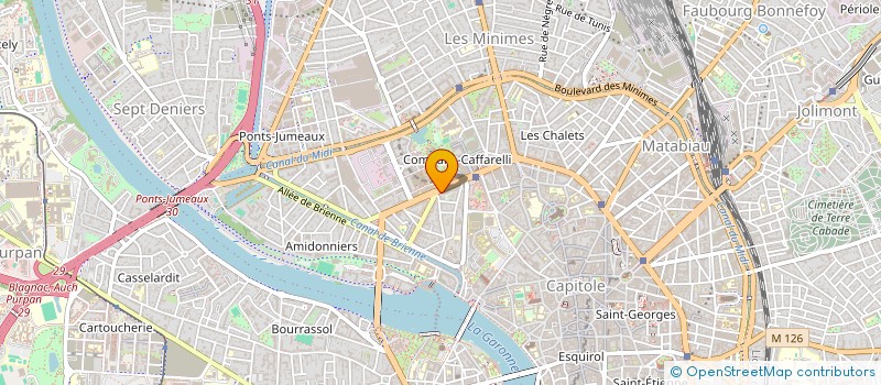 localisation de l'entreprise TAMARIS CAFE à TOULOUSE