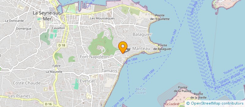 localisation de l'entreprise TAMARIS EUGENIE à LA SEYNE-SUR-MER