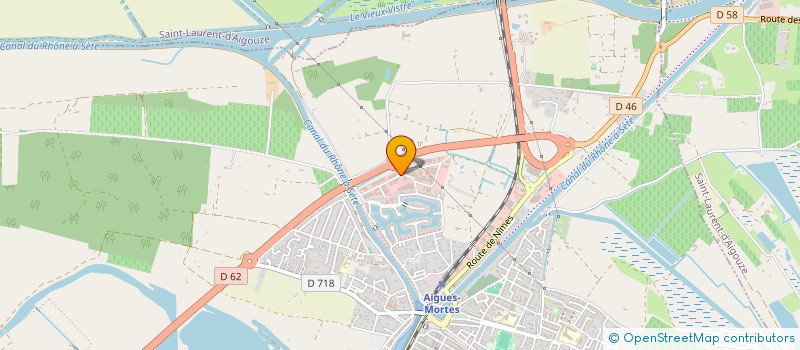 localisation de l'entreprise TAMARIS IMMOBILIER  AIGUES-MORTES