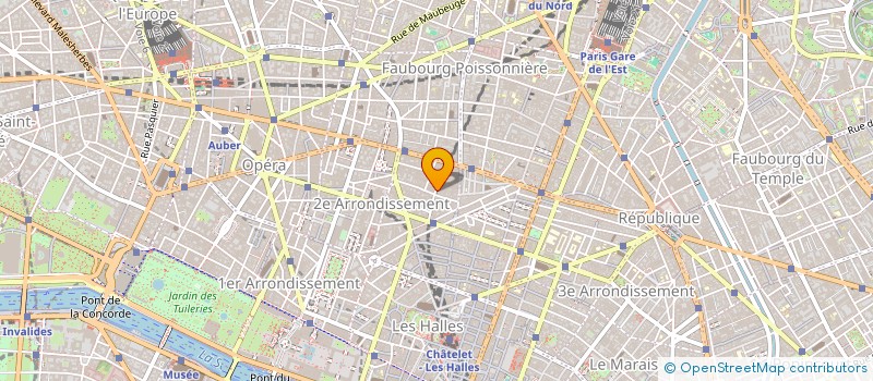 localisation de l'entreprise TAMARIS'TUDIO à PARIS