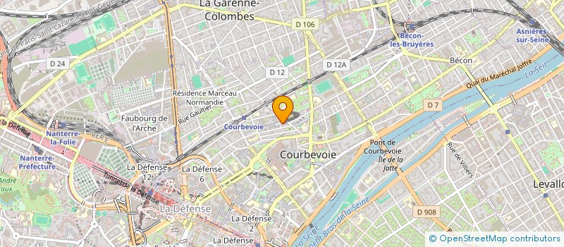 localisation de l'entreprise TAMASHI à COURBEVOIE