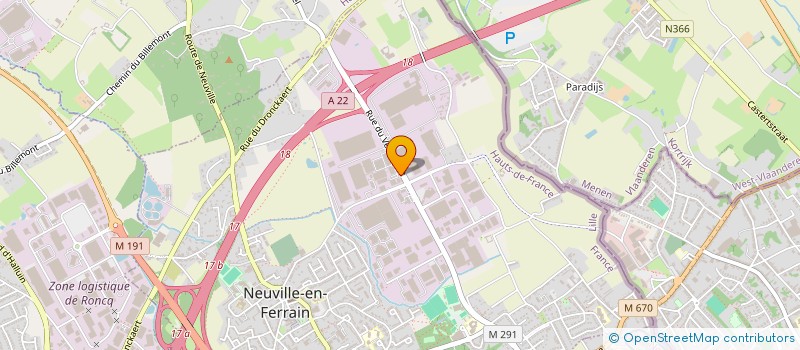localisation de l'entreprise TAMAZ FRANCE à NEUVILLE-EN-FERRAIN
