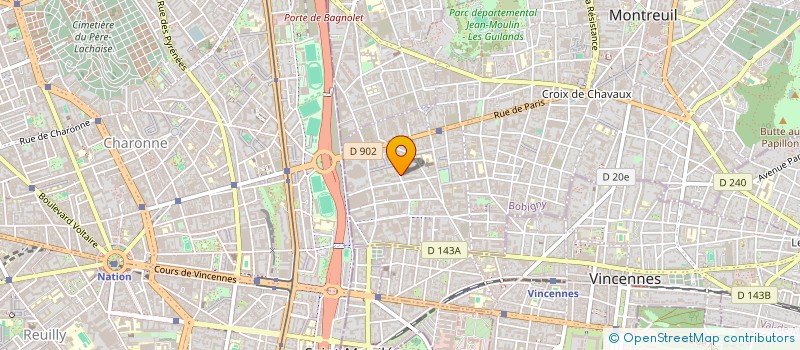 localisation de l'entreprise TAMBAT-TAM à MONTREUIL