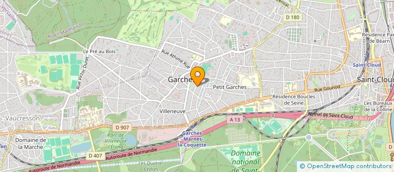 localisation de l'entreprise TAMBI à GARCHES