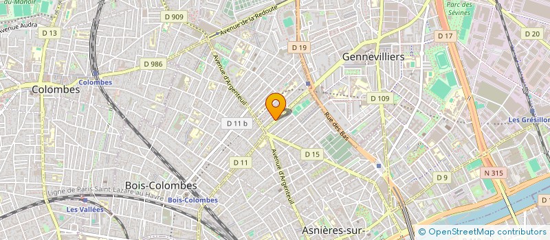 localisation de l'entreprise TAMBOISE FINE ARTS à COLOMBES