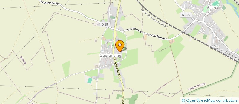 localisation de l'entreprise TAMBOISE PIERRE  QUERENAING