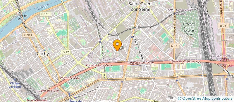 localisation de l'entreprise TAMBORA à SAINT-OUEN-SUR-SEINE