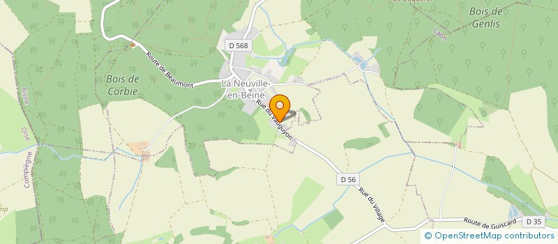 localisation de l'entreprise TAMBOUILLE ET POPOTE  LA NEUVILLE EN BEINE