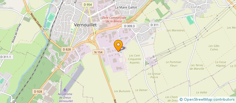 localisation de l'entreprise TAMBOUR ET CAPUCINE à VERNOUILLET