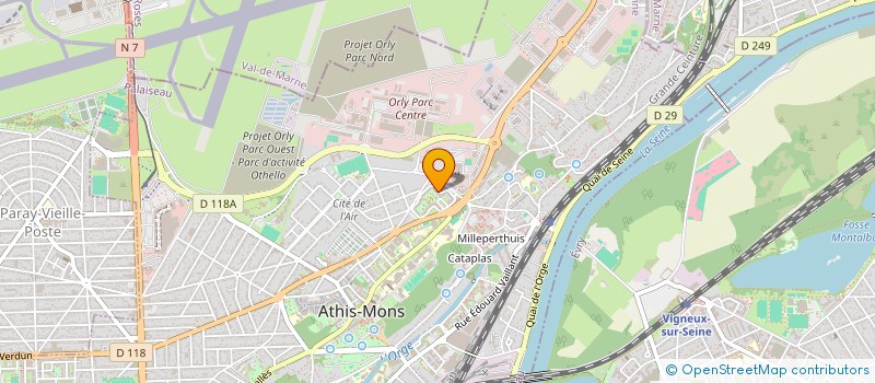 localisation de l'entreprise TAMBUSHOP  ATHIS-MONS