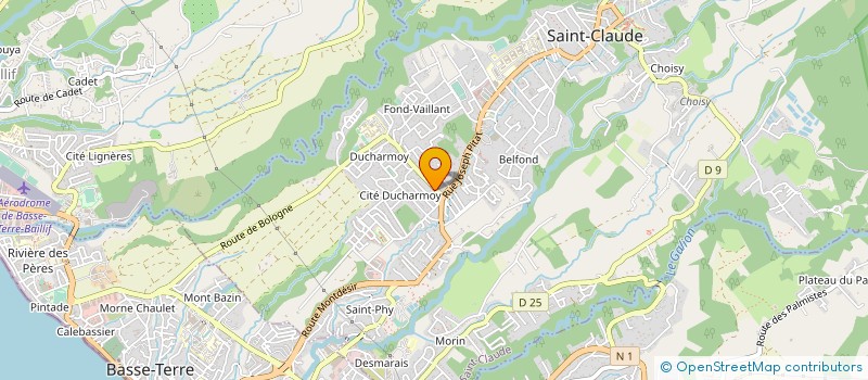 localisation de l'entreprise TAMDEM à SAINT-CLAUDE