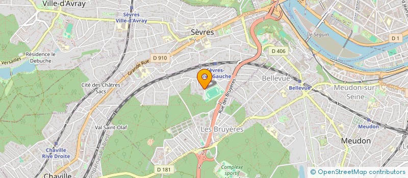 localisation de l'entreprise TAMDEM à SEVRES
