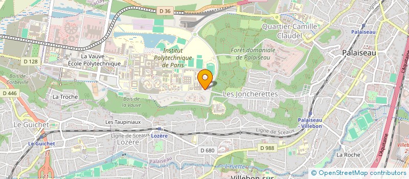 localisation de l'entreprise TAMEO à PALAISEAU