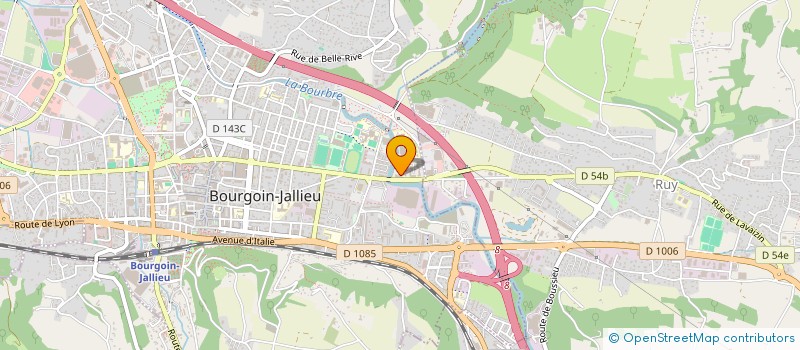 localisation de l'entreprise TAMESTE  BOURGOIN-JALLIEU