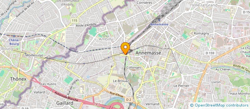 localisation de l'entreprise TAMHOTEL à ANNEMASSE