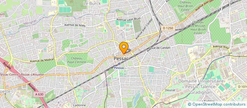 localisation de l'entreprise TAMI à PESSAC