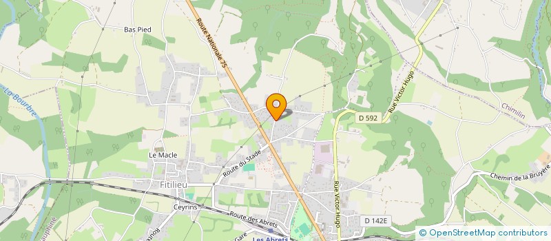 localisation de l'entreprise TAMIKA  LES ABRETS-EN-DAUPHINE