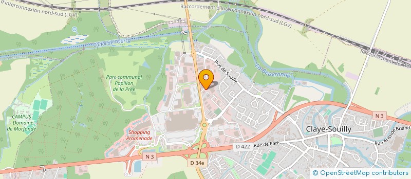 localisation de l'entreprise TAMINVEST  CLAYE-SOUILLY