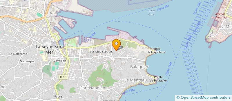 localisation de l'entreprise TAMIS à LA SEYNE-SUR-MER