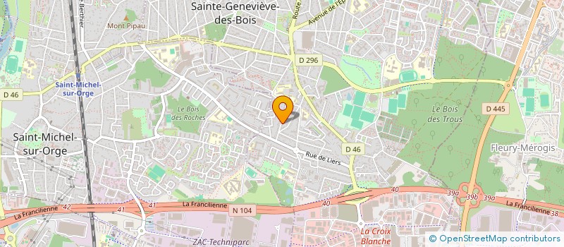 localisation de l'entreprise TAMIS CONSULTING à SAINTE-GENEVIEVE-DES-BOIS