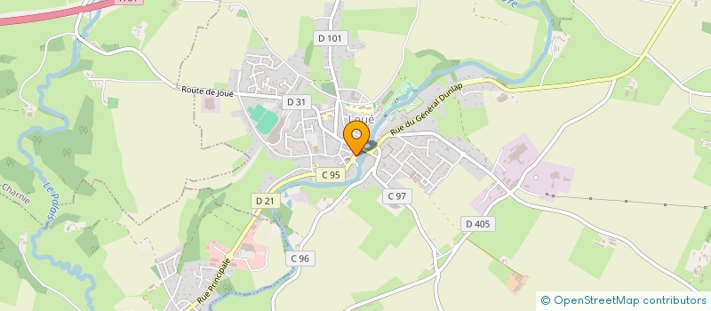 localisation de l'entreprise TAMISIER ERIC  LOUE