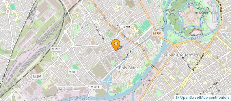 localisation de l'entreprise TAMISIUM à LILLE