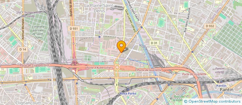 localisation de l'entreprise TAMKAR  AUBERVILLIERS