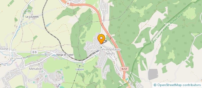 localisation de l'entreprise TAMMAT  LES HOPITAUX-NEUFS