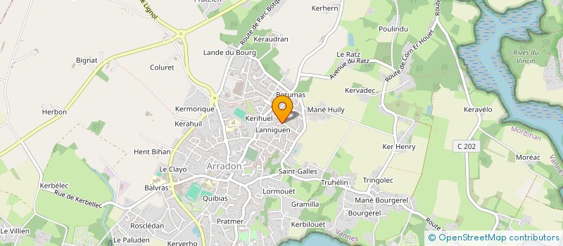 localisation de l'entreprise TAMOA IMMO  ARRADON